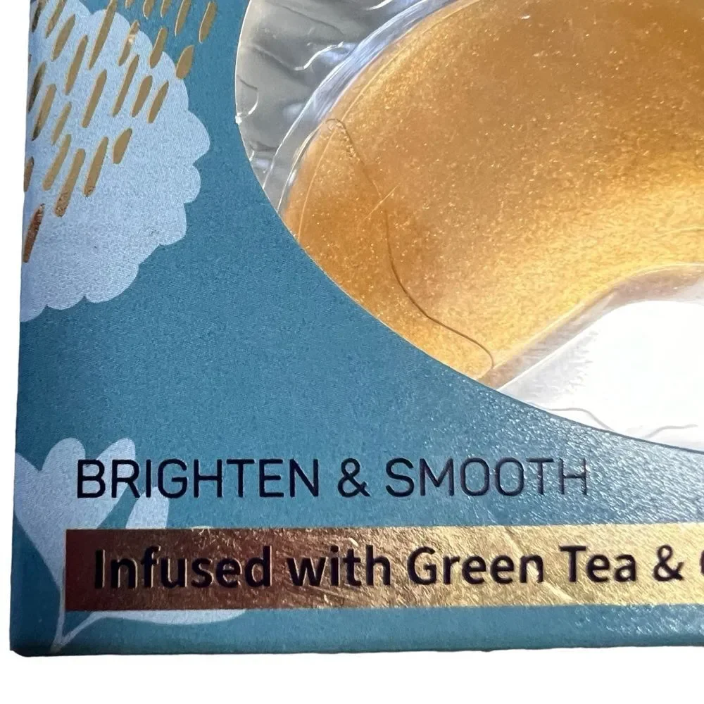 New Spa Life Radiance Under Eye Jellies 8 Pairs Collagen Green Tea Brighten